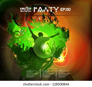 Music event background