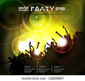 Music event background
