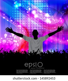 Fondo del evento musical