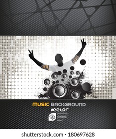 Music event background 