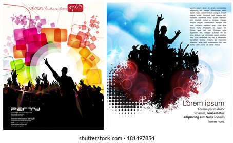 Music event background