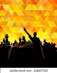 Music event background 