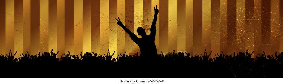 Music event background 