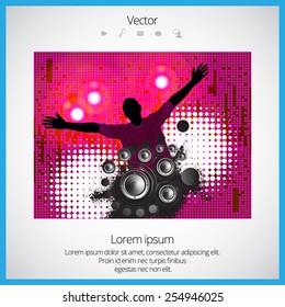 Music event background
