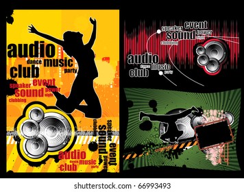 Music event background set