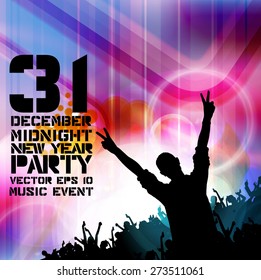 Music event background, vector