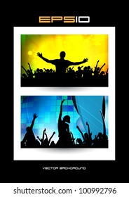 Music event background. Vector eps10 illustration.