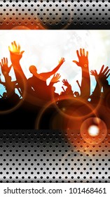 Music event background. Vector eps10 illustration.