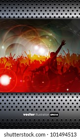 Music event background. Vector eps10 illustration.
