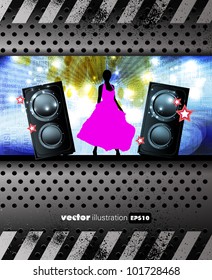 Music event background. Vector eps10 illustration.