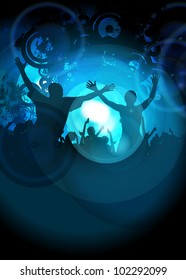 Music event background. Vector eps10 illustration.