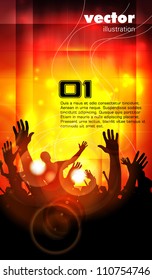 Music event background. Vector eps10 illustration.