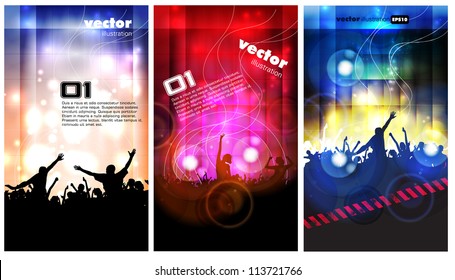Music event background. Vector eps10 illustration.