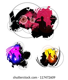 Music event background. Vector eps10 illustration.