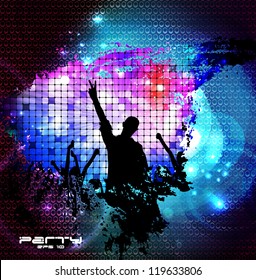 Music event background. Vector eps10 illustration.
