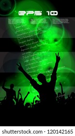 Music event background. Vector eps10 illustration.