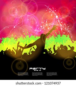 Music event background. Vector eps10 illustration.