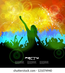 Music event background. Vector eps10 illustration.