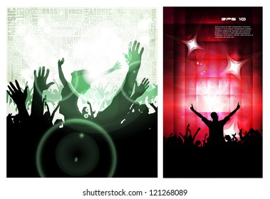Fondo del evento musical. Ilustración del vector eps10.
