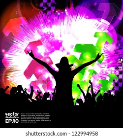 Music event background. Vector eps10 illustration.