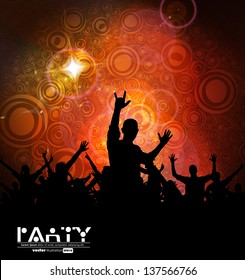 Music event background. Vector eps10 illustration.