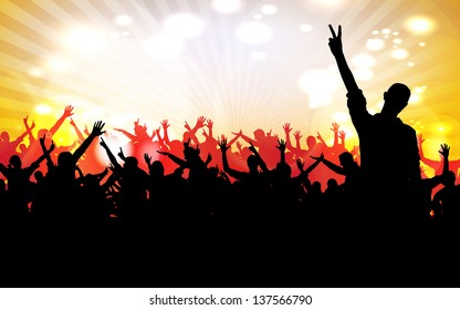 Music event background. Vector eps10 illustration.