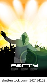 Music event background. Vector eps10 illustration.