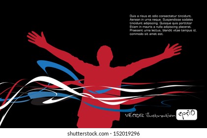 Music event background. Vector eps10 illustration