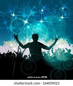 Music event background. Vector eps10 illustration