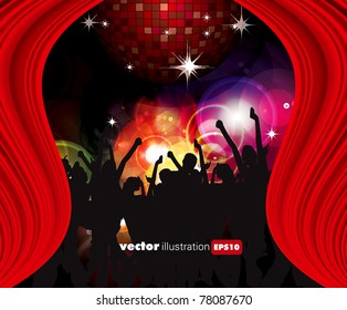 Music event background. Vector eps10 illustration.