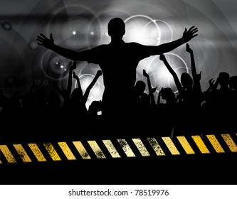 Musik, Hintergrund. Vektoreps10 Illustration.