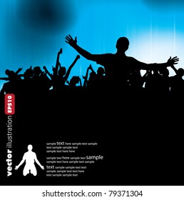 Music event background. Vector eps10 illustration.