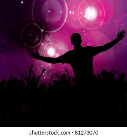 Music event background. Vector eps10 illustration.