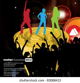 Music event background. Vector eps10 illustration.