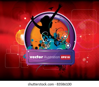 Music event background. Vector eps10 illustration.