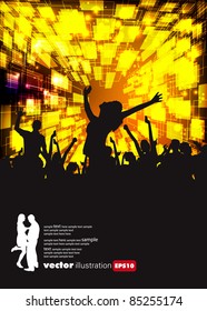 Music event background. Vector eps10 illustration.