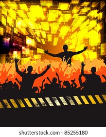 Music event background. Vector eps10 illustration.