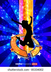 Music event background. Vector eps10 illustration.