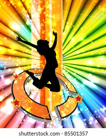 Music event background. Vector eps10 illustration.