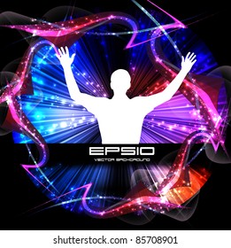 Music event background. Vector eps10 illustration.