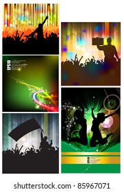 Music event background. Vector eps10 illustration.