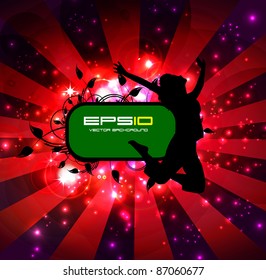 Music event background. Vector eps10 illustration.