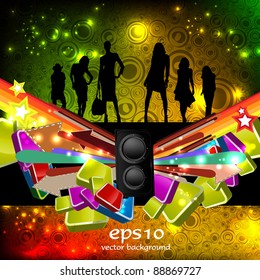 Music event background. Vector eps10 illustration.