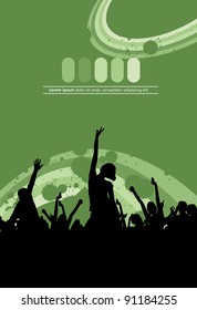 Music event background. Vector eps10 illustration.