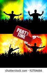 Music event background. Vector eps10 illustration.