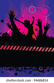 Music event background. Vector eps10 illustration.