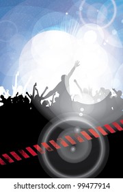 Music event background. Vector eps10 illustration.