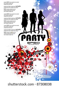 Music event background. Vector illustration.