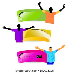 Music event banner background. Vector eps10 illustration