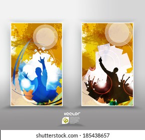 Music event. Banners for web
